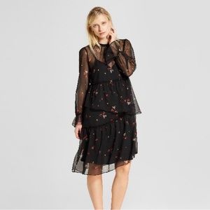 Who What Wear Layered Floral Dress.